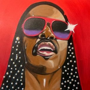 Stevie Wonder
Hotter Than July painting